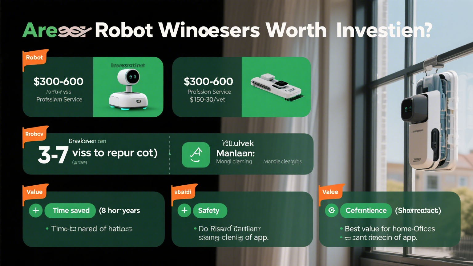Robot pencere temizleyicileri yatırıma değer mi?
