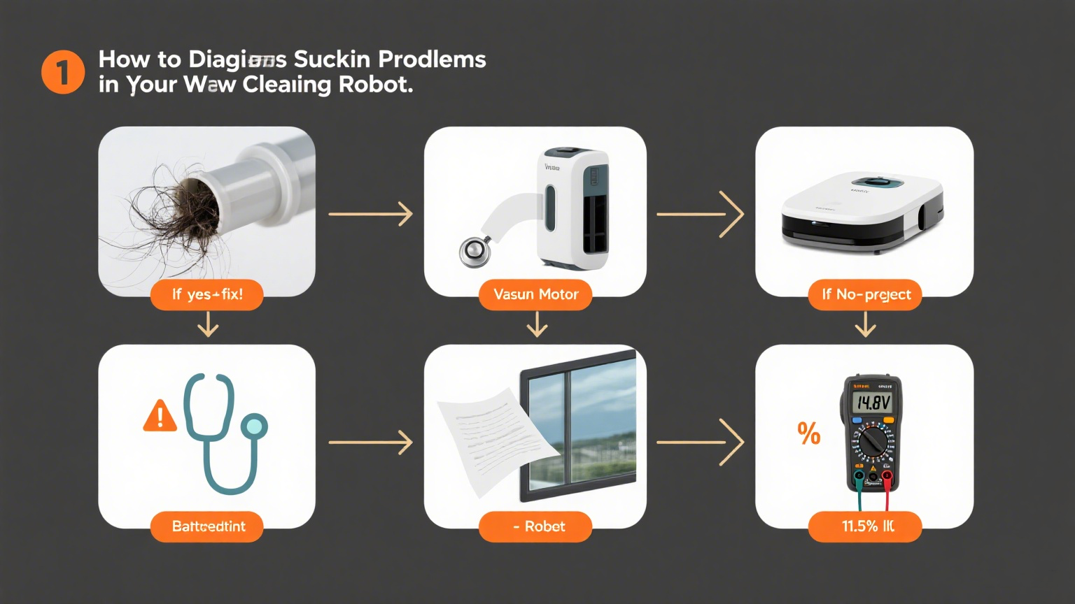 Pencere temizleme robotunuzdaki emme problemleri nasıl teşhis edilir?