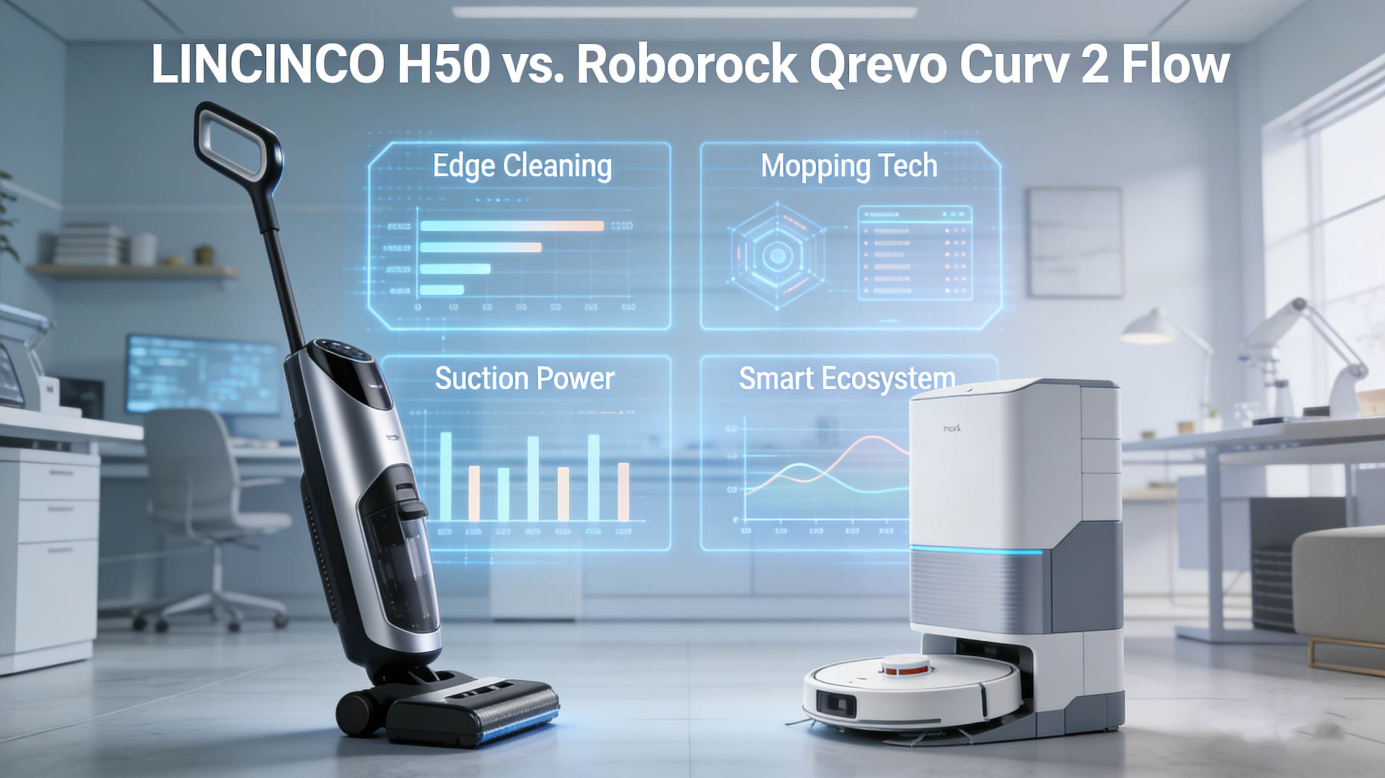 LINCINCO H50 ve Roborock Qrevo Curv 2 Flow Karşılaştırması