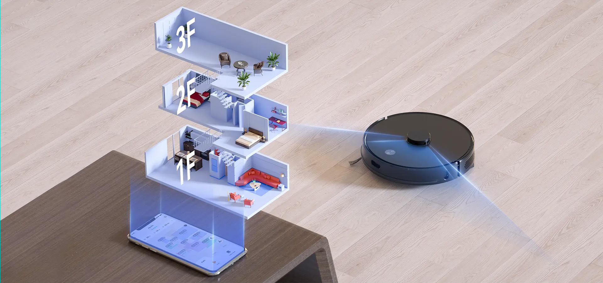 Laser Robot Vacuum H50