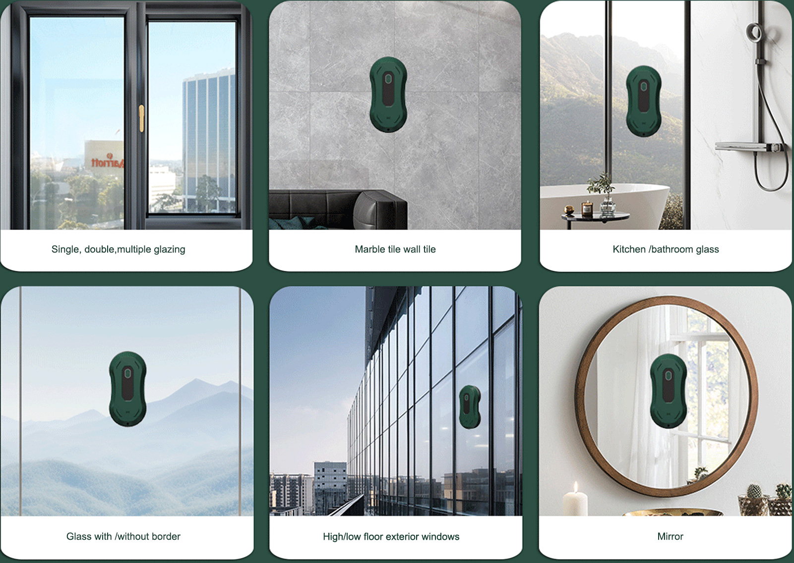 Tek Temizleme Robotu Çoklu Temizleme Yüzeyleri ve Senaryoları_03