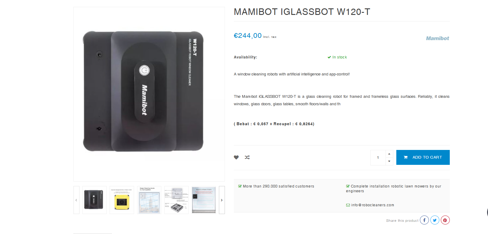 Mamibot W120-T