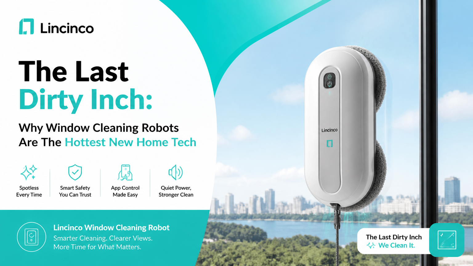 Son Kirli İnç: Pencere Temizleme Robotları Neden En Yeni Ev Teknolojisidir?